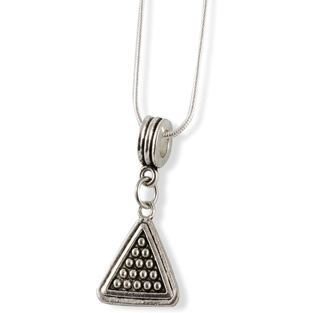 Billiards Balls and Rack Pool Snake Chain Necklace
